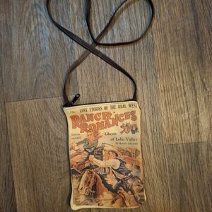 Artisan Handcrafted Ranch Romances Genuine Leather Western Bag. 